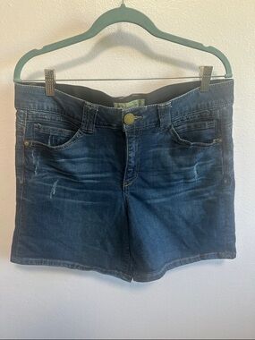 Democracy Dark Blue Denim Shorts